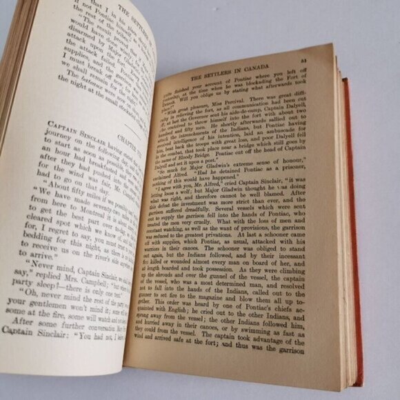 1910s Settlers in Canada Book Captain Marryat Blackie Pub Art Deco Ornate - Picture 6 of 7